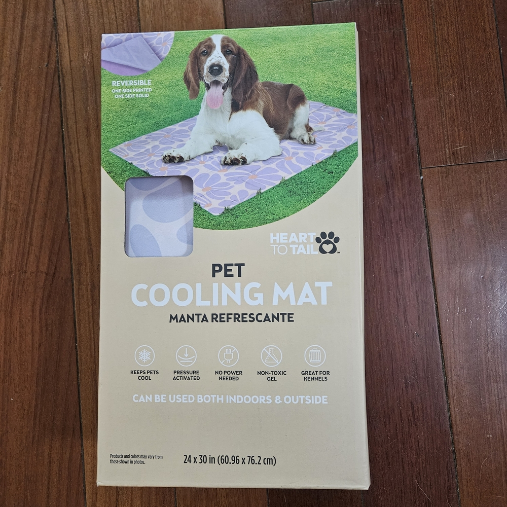 Heart to Tail Pet Cooling Mat - Purple
